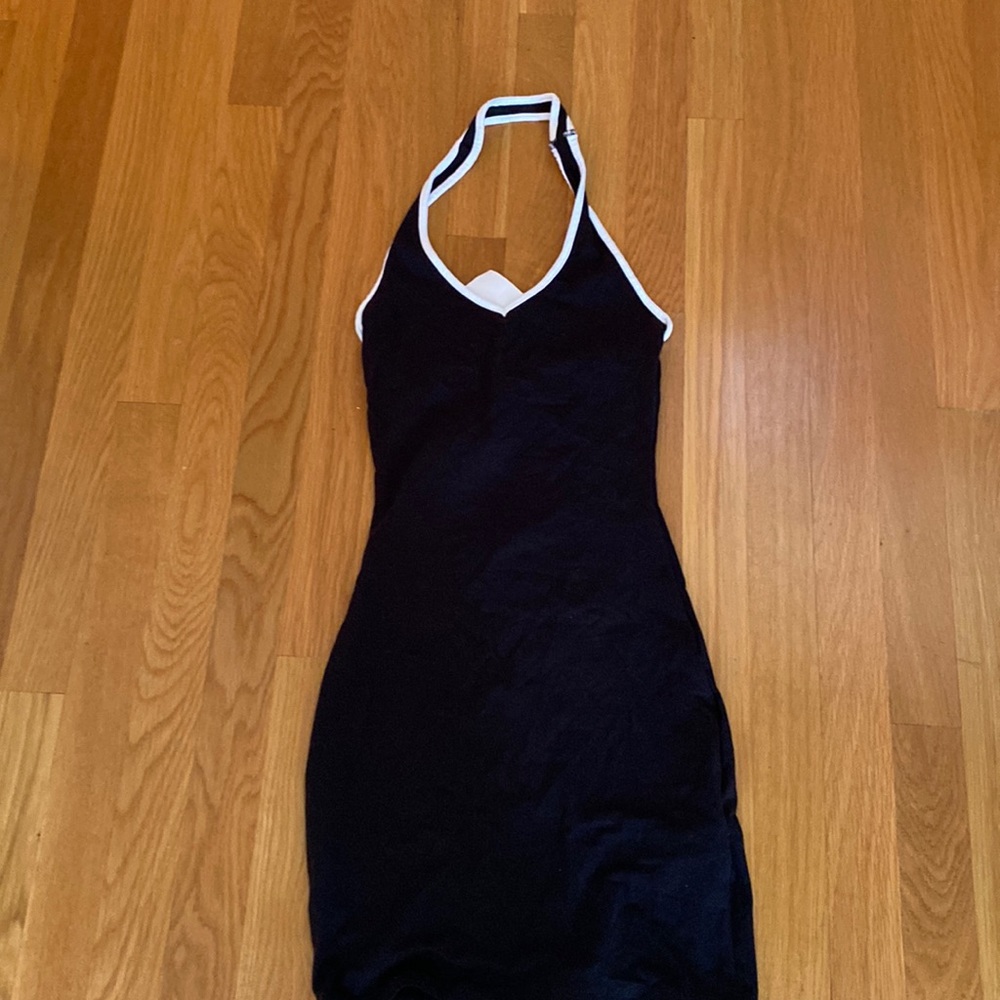 Black halter dress, NWT